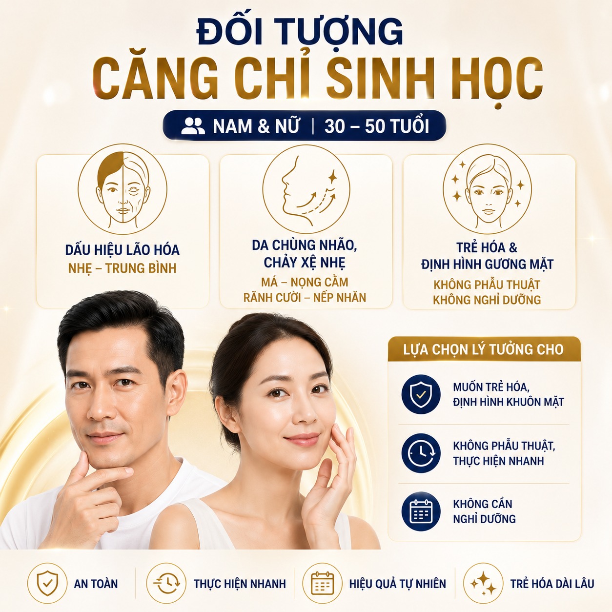 Căng chỉ sinh học là gì? Giữ được bao lâu và có an toàn không? căng chỉ sinh học