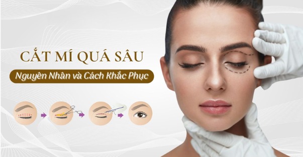 Cắt mí bị sâu có sửa được không? Có phải biến chứng sau cắt mí không? Nguyên nhân khiến cắt mí bị sâu