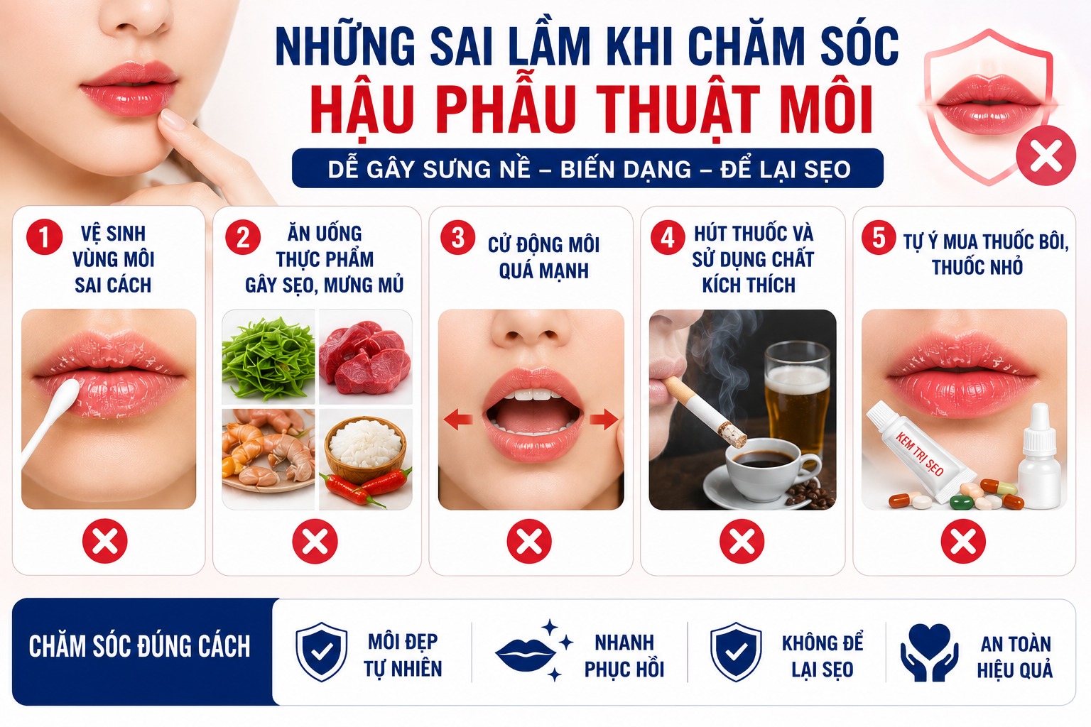 Cắt môi bao lâu thì được đánh son? Lưu ý quan trọng để môi lên màu đẹp cắt môi bao lâu thì được đánh son
