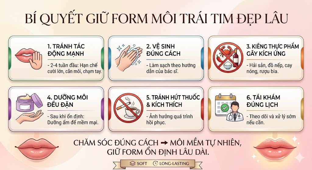 Is lip reshaping surgery permanent? cắt môi trái tim có được vĩnh viễn không