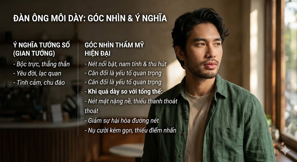 Đàn ông môi dày có tốt không theo góc nhìn nhân tướng và thẩm mỹ? đàn ông môi dày