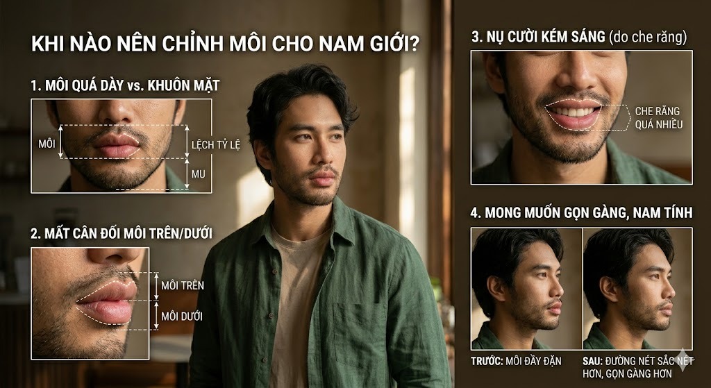 Đàn ông môi dày có tốt không theo góc nhìn nhân tướng và thẩm mỹ? Đàn ông môi dày thì sao? Có ý nghĩa gì?