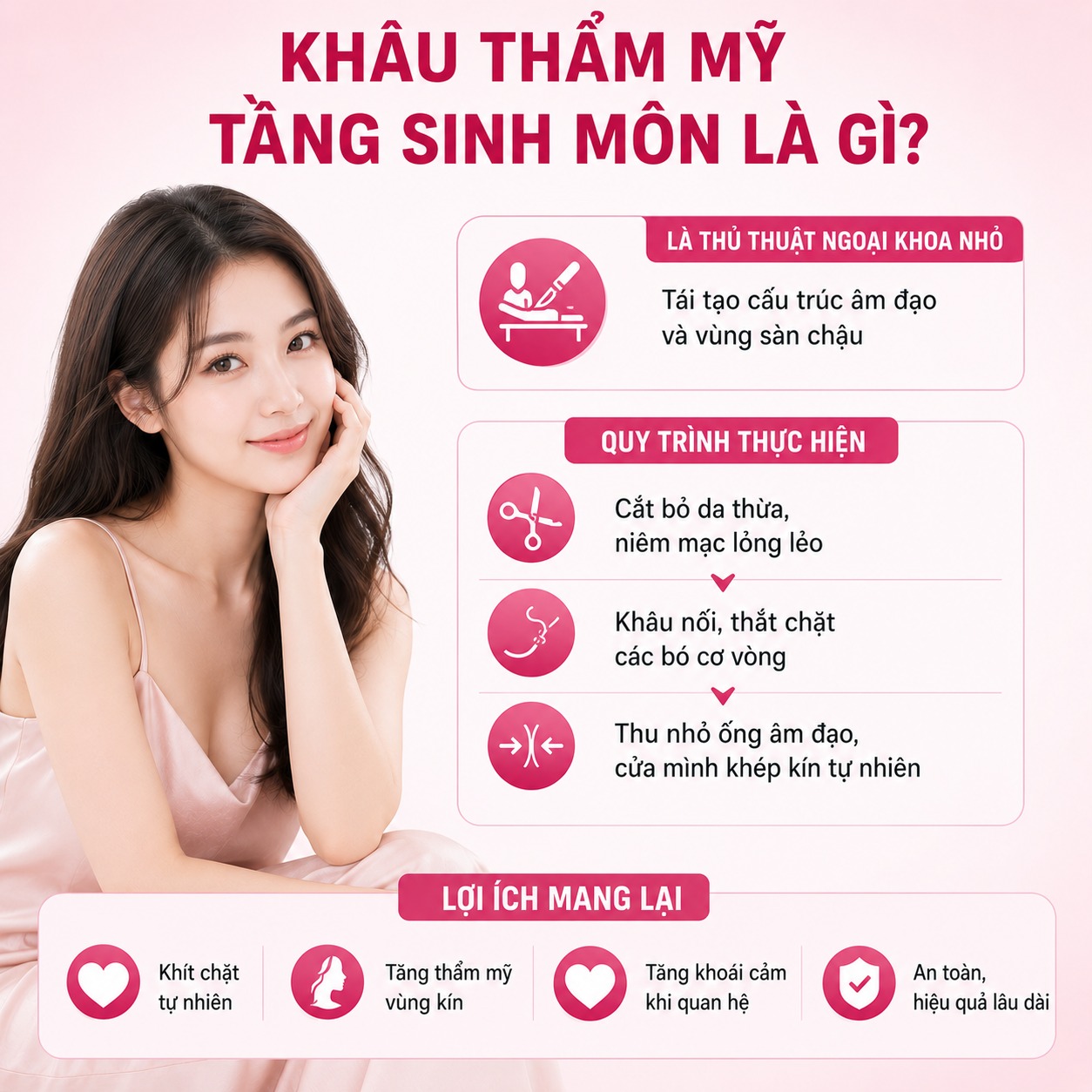 Thu nhỏ tầng sinh môn Khâu thẩm mỹ tầng sinh môn là gì?