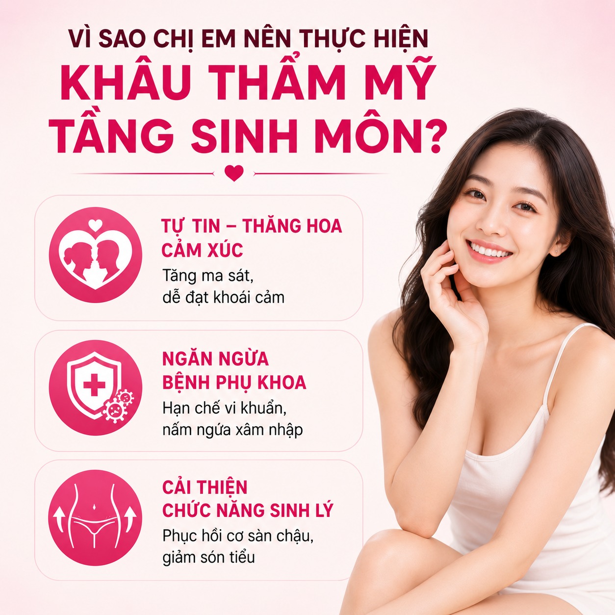 Thu nhỏ tầng sinh môn khâu thẩm mỹ tầng sinh môn