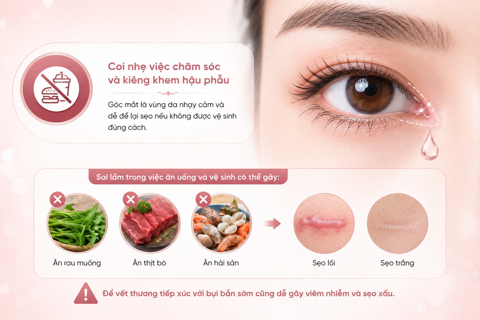 Mở góc mắt giọt lệ là gì? Kỹ thuật tạo đôi mắt to tròn, long lanh mắt giọt lệ