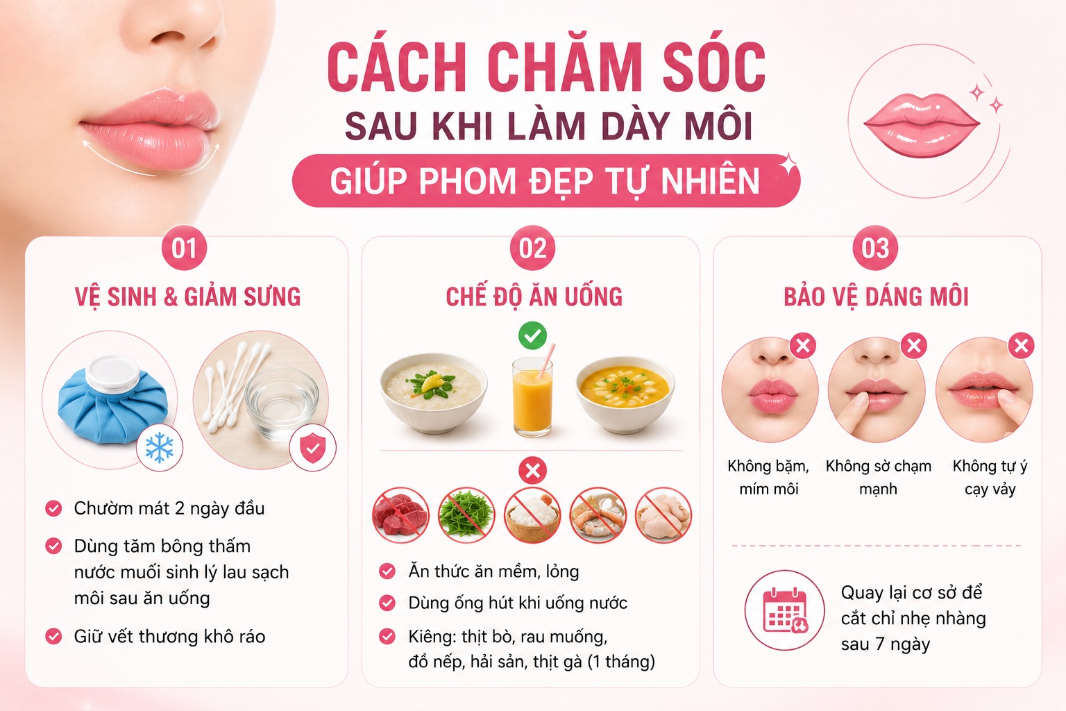 Phẫu thuật môi mỏng thành dày: Bí quyết sở hữu bờ môi quyến rũ phẫu thuật môi mỏng thành dày