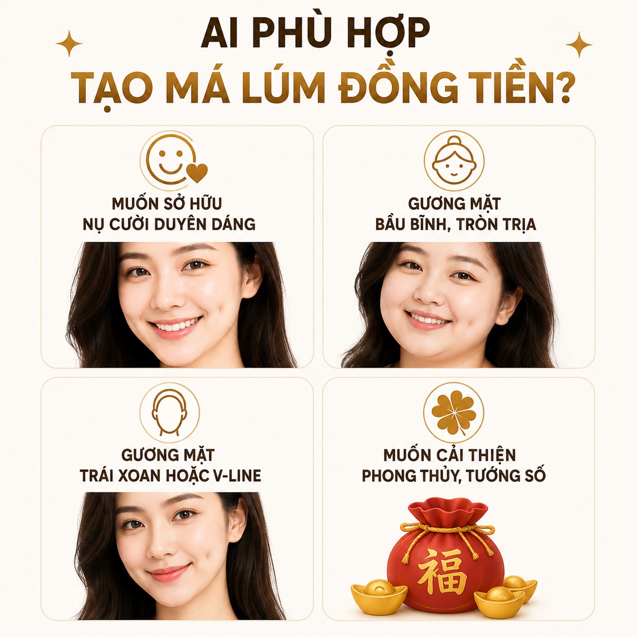 tạo má lúm đồng tiền