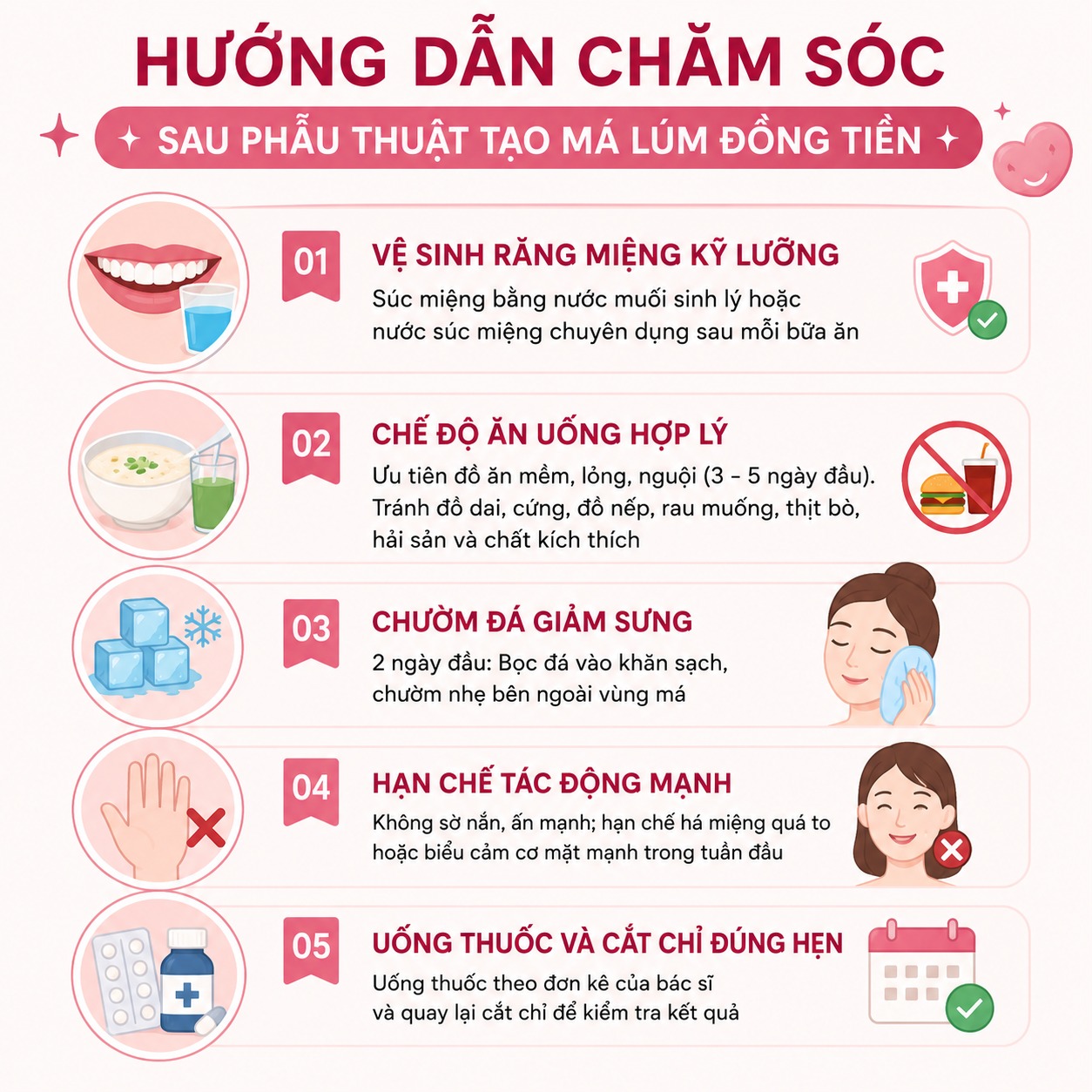 tạo má lúm đồng tiền