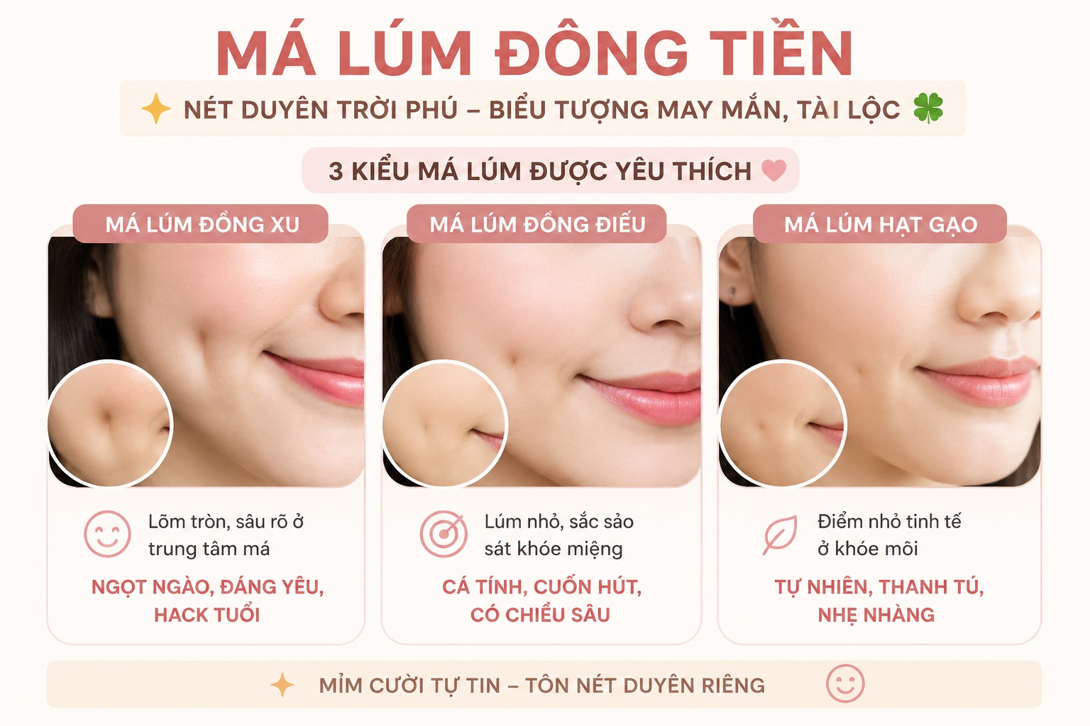 tạo má lúm đồng tiền
