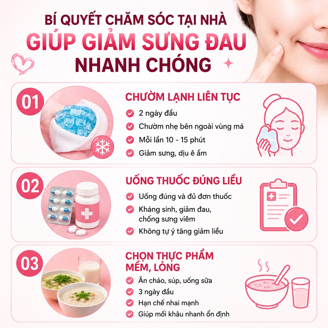 Tạo má lúm đồng tiền có đau không? Bao lâu thì hết sưng? tạo má lúm đồng tiền có đau không