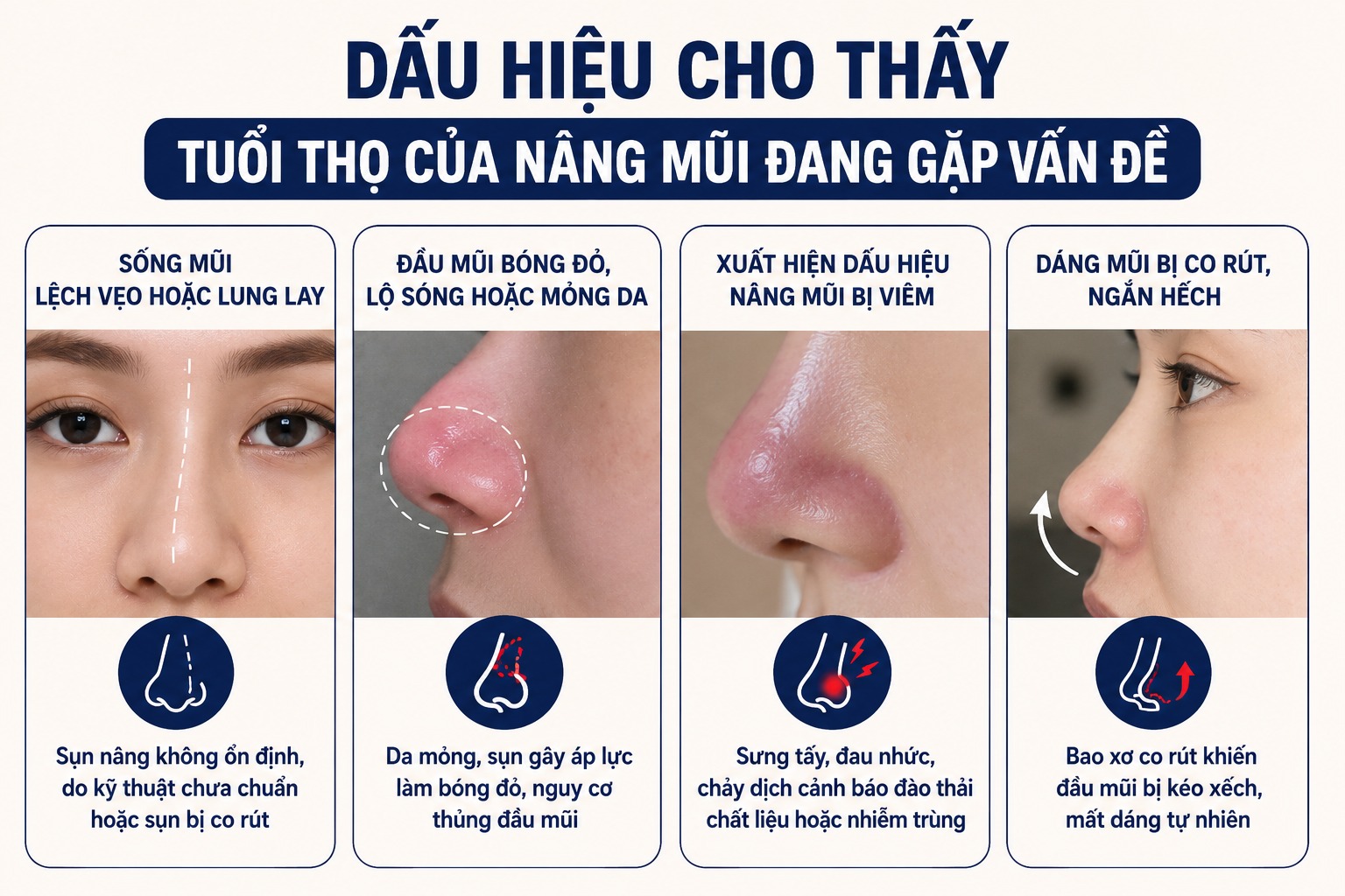 Nâng mũi có được vĩnh viễn không? Yếu tố quyết định tuổi thọ của nâng mũi tuổi thọ của nâng mũi