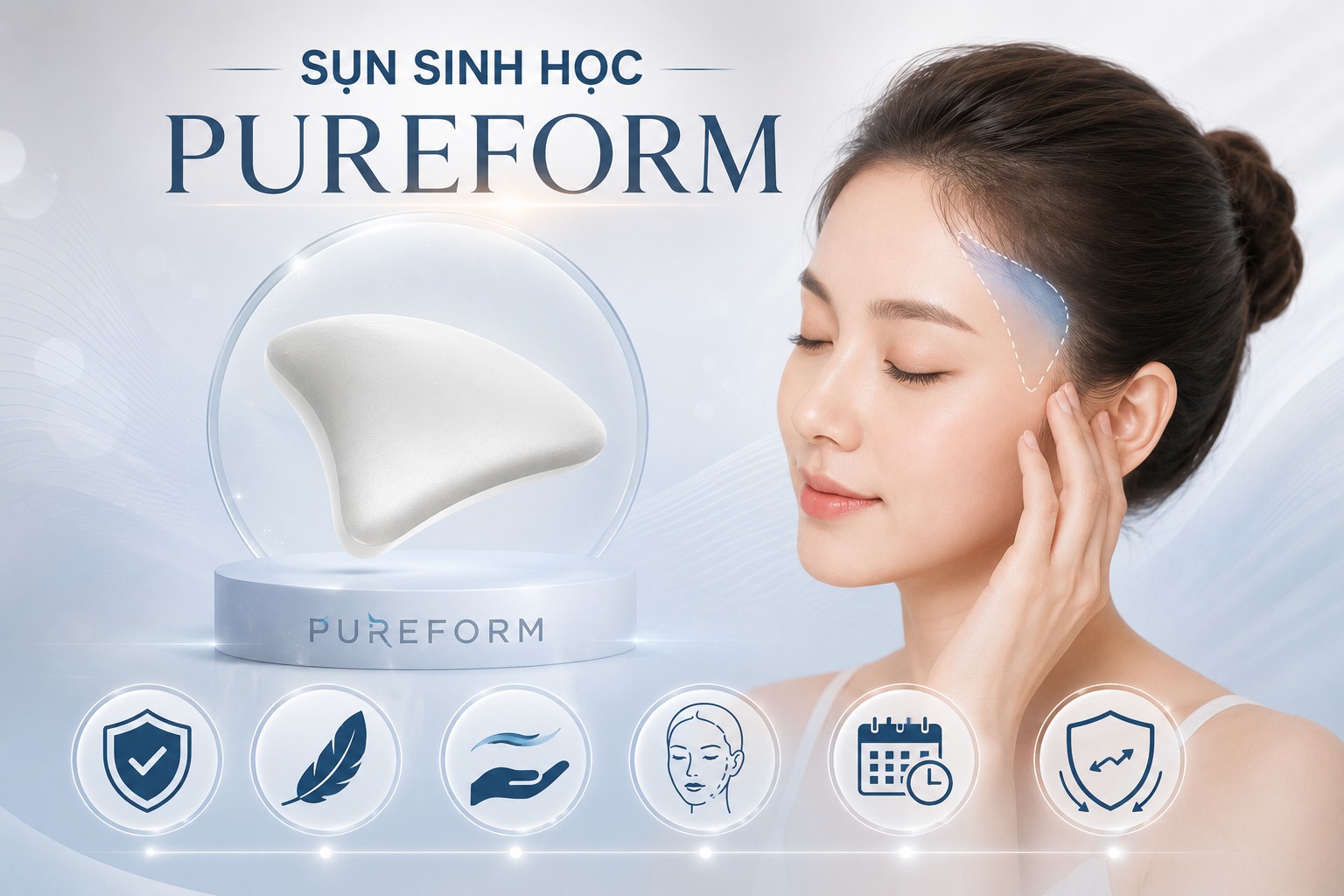Các loại sụn độn thái dương phổ biến được sử dụng hiện nay Sụn sinh học PureForm