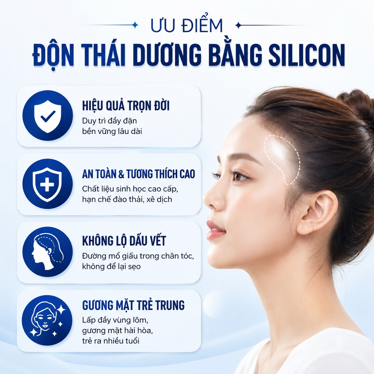 Độn silicon thái dương Ưu điểm của phương pháp độn thái dương bằng silicon