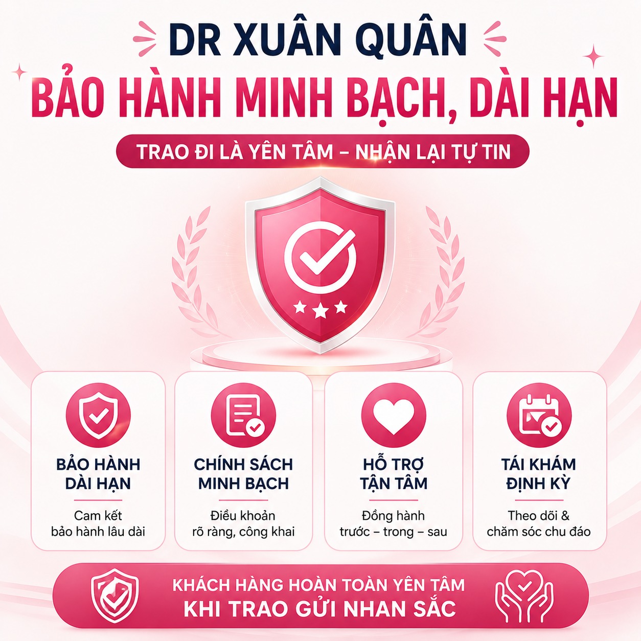 Nâng mũi bọc cân cơ thái dương là gì? Có an toàn không? Dr Xuân Quân còn áp dụng chính sách bảo hành minh bạch