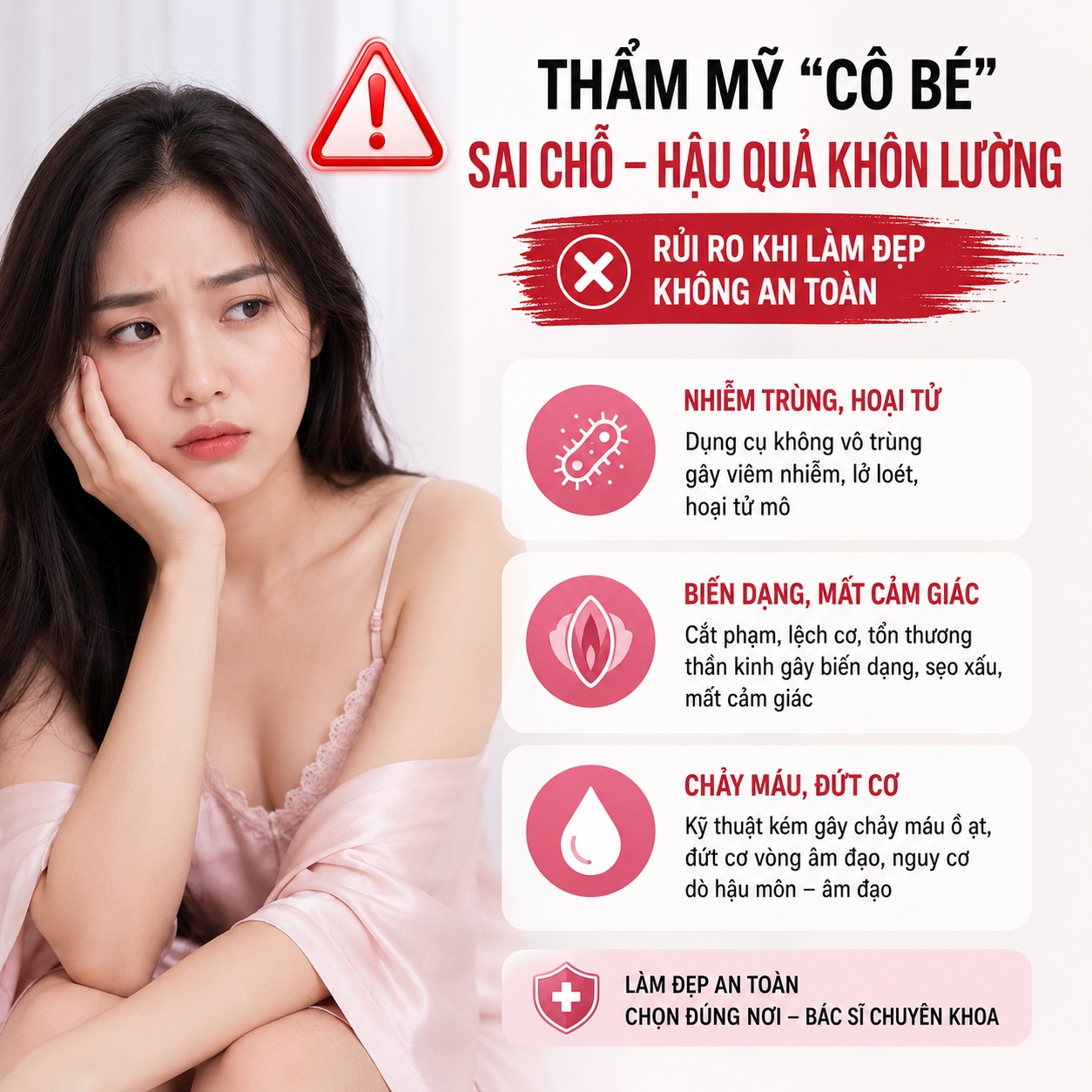 Thực trạng spa "chui" và rủi ro khi thẩm mỹ cô bé sai chỗ