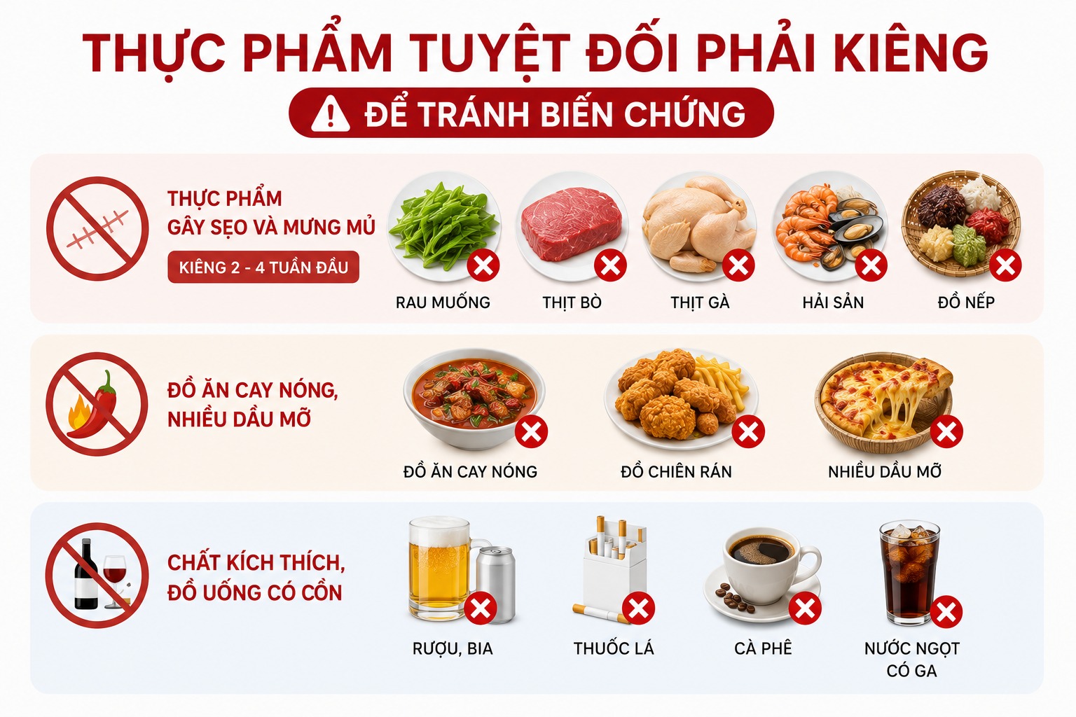 Chăm sóc sau cấy mỡ hốc mắt như nào để nhanh đẹp, không sưng bầm Các thực phẩm tuyệt đối phải kiêng