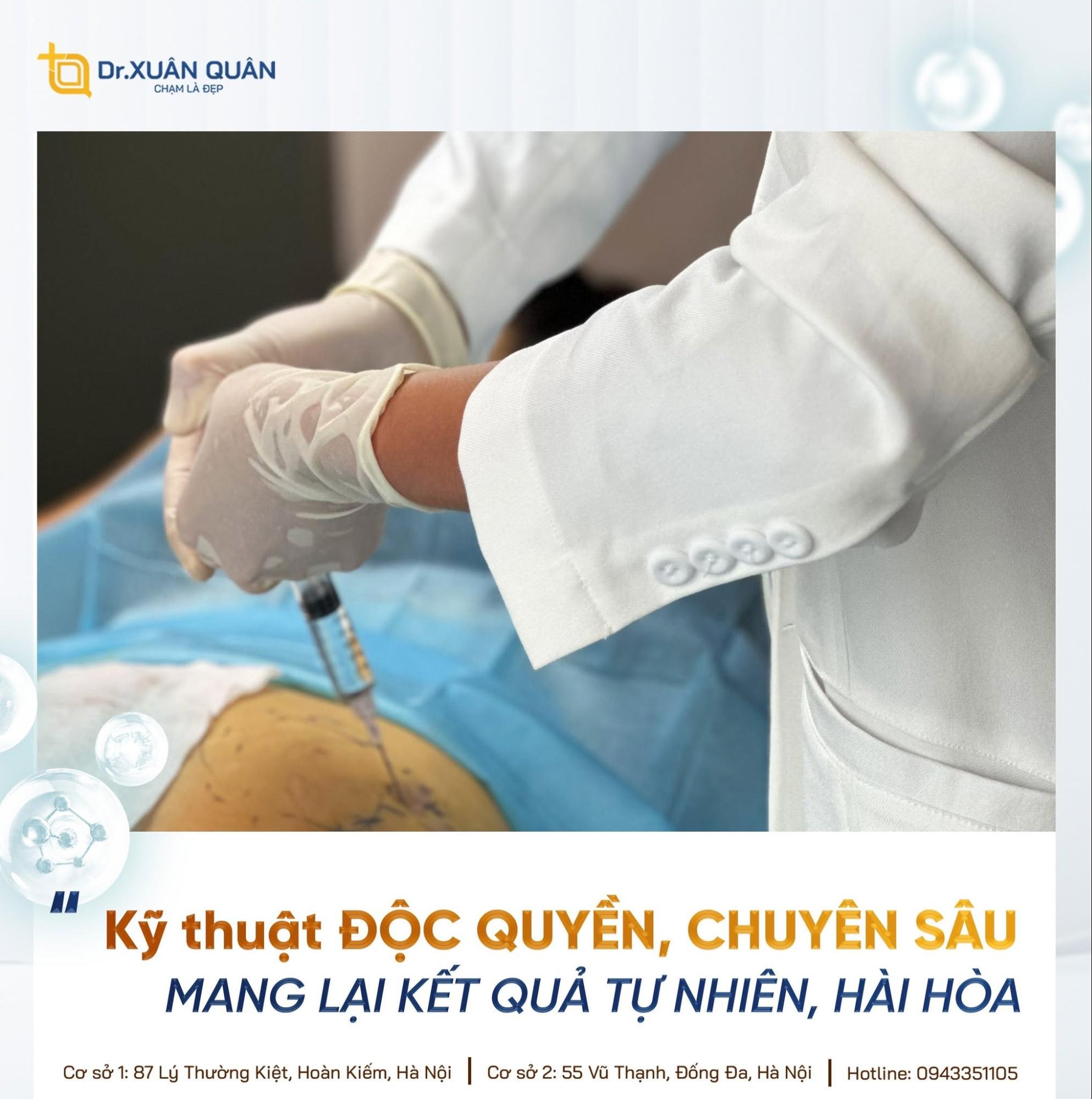 Dr Xuan Quan Clinic – The Trusted Addresses for Treating Armpit Odor in Hanoi Công nghệ triệt tuyến mồ hôi