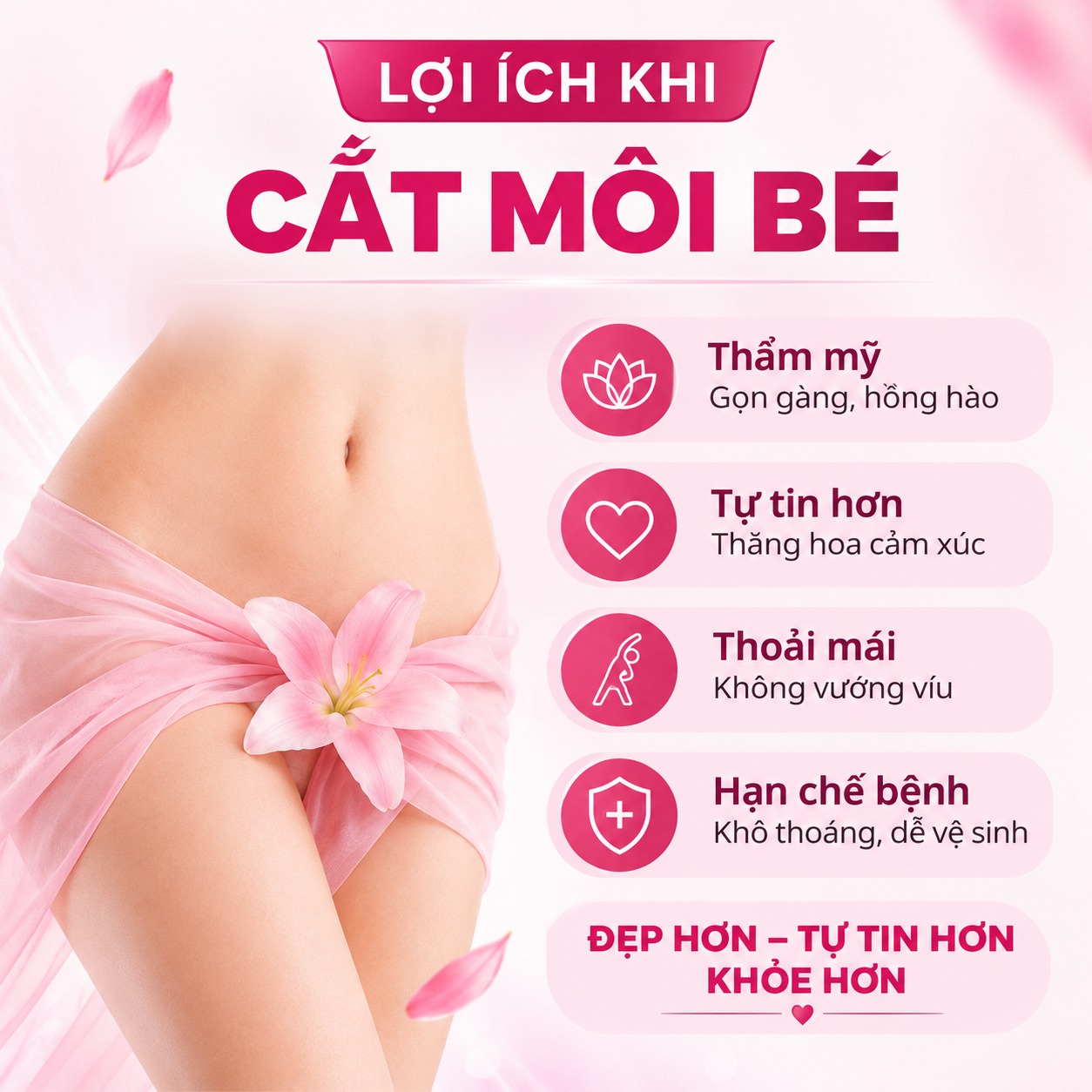 Lợi ích khi thực hiện phẫu thuật tạo hình môi bé
